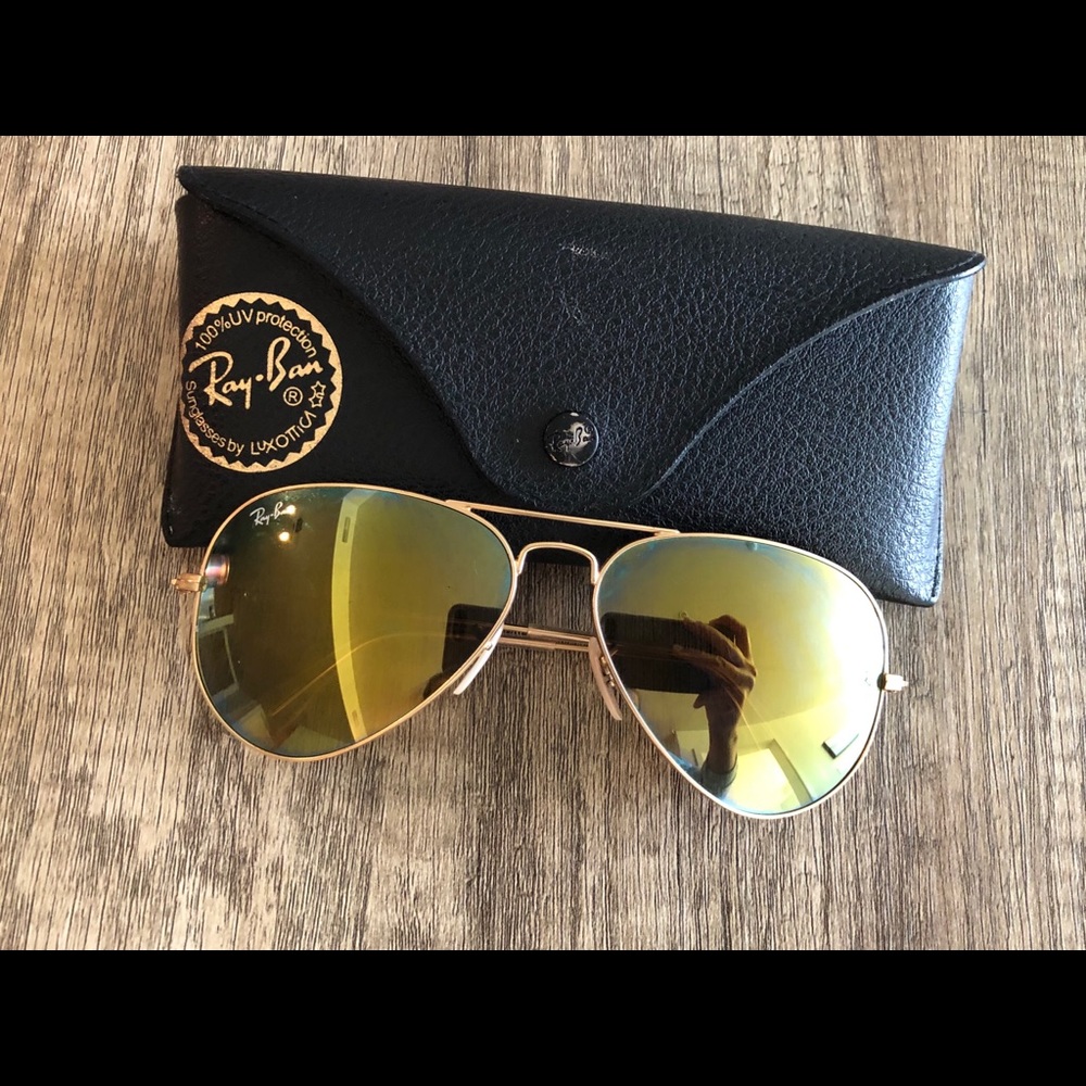 RAYBAN Reflective Aviators